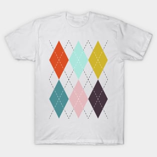 Multicolor Argyle T-Shirt